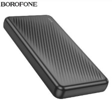 POWER BANK Borofone "BJ56", 10000mAh, 22.5W, 2 x USB; 1 x USB Type-C, 1 x Micro USB, total 2A, negru, "6941991111808" (timbru verde 0.98 lei)
