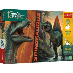 PUZZLE TREFL 100 FAMILIA TREFLIK DINO WORLD SPINOSAURUS