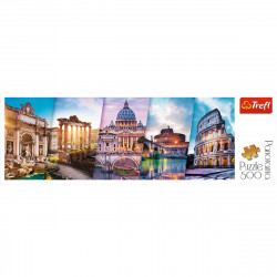 PUZZLE TREFL 500 PANORAMA CALATORIND IN ITALIA - Img 3