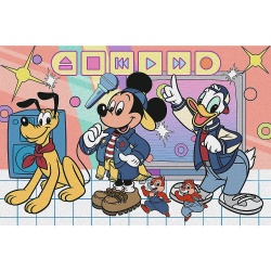 PUZZLE TREFL 60 PREMIUM PLUS KIDS MICKEY SI PRIETENII CU SORICEL SI POSTER - Img 2