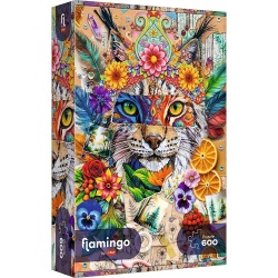 PUZZLE TREFL 600 FLAMINGO COLAJ DE INSPIRATIE