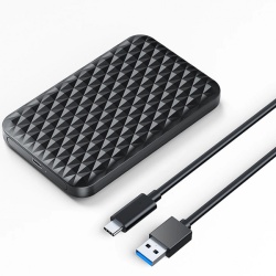 Rack Orico 2520C3-V1 pentru HDD / SSD SATA 2.5inch, USB-C, Negru