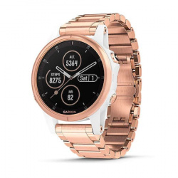 RESIGILAT - Ceas smartwatch Garmin Fenix 5S Plus, Saphire Rose Gold
