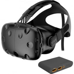 RESIGILAT - HTC Ochelari VR Realitate Virtuala HTC Vive cu Link Box, Culoare Negri - 99HAKT001-00