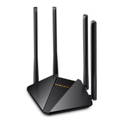Router Wireless Mercusys MR30G, Gigabit, Dual Band, AC1200, 4 x Antene externe (Negru) - Img 2