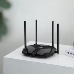 Router wireless Mercusys MR80X, AX3000, Wi-Fi 6, Qualcomm, Dual-Band, OFDMA, MU-MIMO - Img 2