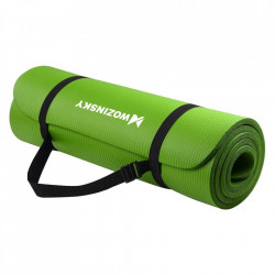 Saltea fitness antiderapanta 181 cm x 63 cm x 1 cm verde(WNSP-green)