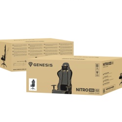 Scaun Genesis Nitro 550 G2 150 kg, gri - Img 4