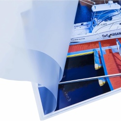 Set 100 Folii de Laminare la Cald 110 x 160 mm, Grosime 2 x 80 Microni, Finisaj Lucios (Glossy), Colțuri Rotunjite, Ideale pentru Fotografii 10 x 15 cm (Format 4R), Meniuri, Certificate și Etichete