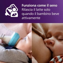 Set 3 Biberoane Philips Avent Natural Response 260 ml, Tetină Debit Mediu Debit 3, Design Tropical, 1M+, SCY903/73 - Img 6