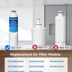 Set 3 filtre de apă pentru frigider Waterdrop WD-F27, compatibil cu Samsung DA29-00020B, HAF-CIN/EXP, bloc carbon activ, certificare NSF - Img 3