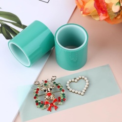 Set 3 Role Bandă Adezivă Termorezistentă pentru Rășină Epoxidică și UV, Lățime 5 cm (2 Inch) x 5 m, Bandă PET Fără Reziduuri pentru Turnare Pandantive, Bijuterii Handmade și Rame Metalice Deschise - Img 7