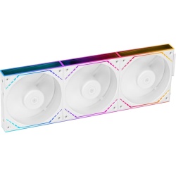 Set 3 ventilatoare Thermalright "TL-M12QRW", 120mm, 1500 RPM, S-FDB Bearing, 47.6 CFM, LED ARGB, 4pin PWM, alb - Img 4
