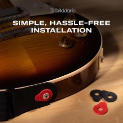 Set 4 Dispozitive de Siguranță pentru Chitară D'Addario Flex Lock Strap Blocks, Blocare Fermă a Curelei, Fără Modificări sau Hardware Suplimentar, Montare Rapidă, Negru - Img 5