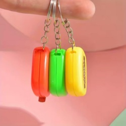 Set 4 Mini Rulete de Buzunar PARENCE 1 m / 3 FT, Bandă Metrică Flexibilă pentru Croitorie, Bricolaj și Pétanque, Carcasă Metalică, Culori Asortate - Img 6
