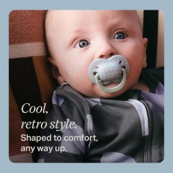 Set 4 Suzete Ortodontice Tommee Tippee Ultimate Fit 0-6 Luni, Tetină Simetrică din Silicon Fără BPA, Design Club House cu Orificii de Ventilație pentru Piele Sensibilă - Img 6