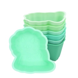 SET 6 FORME DE GATIT SILICON, MELII, MODEL DINOZAUR