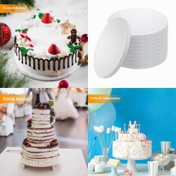 Set 6 Suporturi / Tije pentru Tort Typec Home 20 cm x 12 mm, Reutilizabile, pentru Torturi Etajate, Nunți și Aniversări - Img 7