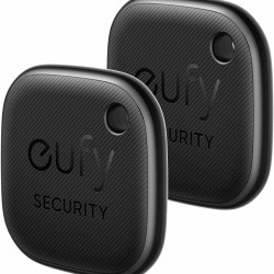 Set de 2 eufy Security SmartTrack Link, compatibil cu iOS, Rezistent la apa, Negru