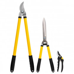 Set de instrumente de gradinarit 3 buc Deli Tools EDL580003 (verde)