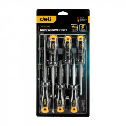Set de surubelnite Deli Tools EDL620006, cu magnet, 6 buc - Img 2