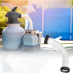 Set Furtun de Schimb cu Piuliță pentru Pompa de Piscină , Diametru 1.5 Inch (3.8 cm), Lungime 0.4 m, Alb - Img 7