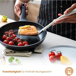 Set ustensile de bucătărie MasterChef, termorezistente și anti-zgâriere, pentru gătit și copt, non-stick, Gri - Img 6