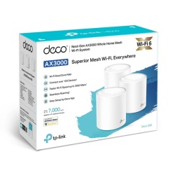 Sistem Mesh TP-Link Deco X60 (3-pack) Wi-Fi 6 Dual-Band Gigabit AX3000, cu acoperire completa pentru casa, Seamless Roaming, Self-Healing, Adaptive Path, Antivirus, Control Parental si Control Vocal - Img 5