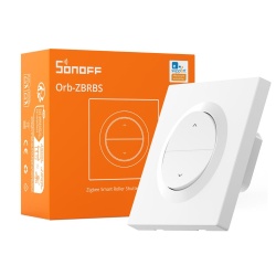 SONOFF Orb-ZBRBS Smart Roller Shutter Wall Switch – Mini relay module + wall switch, Zigbee, white (MINI-ZBRBS-E) - Img 1