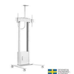 Stand TV motorizat Multibrackets MB-6782, max.120 KG, 42"- 100", cu dulap si suport camera web - Img 2