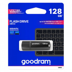 Stick USB Goodram 128 GB USB 3.2 Gen 1 60 MB/s (rd) - 20 MB/s (wr) flash drive black (UMM3-1280K0R11) - Img 3