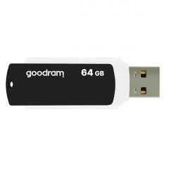 Stick USB Goodram pendrive 64 GB USB 2.0 20 MB/s (rd) - 5 MB/s (wr) flash drive black and white (UCO2-1280KWR11) - Img 3