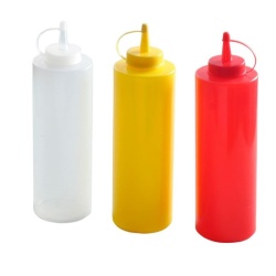 Sticla dispenser, Hendi, polietilena, transparent, 700ml, set 3 buc - Img 5