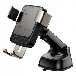 Suport auto cu incarcare wireless, Joyroom black (JR-ZS220) prindere pe bord