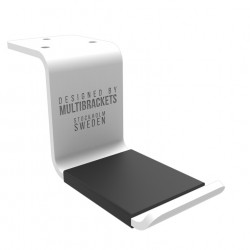 Suport de casti Multibrackets MB-1855, cu prindere de birou, alb