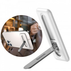 Suport de telefon pliabil autoadeziv Baseus alb (LUXZ000002)