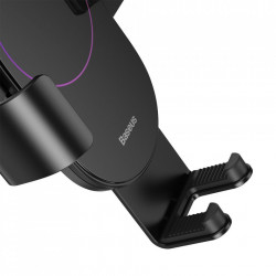 Suport pentru telefon Baseus Gravity pentru bord, parbriz, negru (SUYL-JY01) - Img 2
