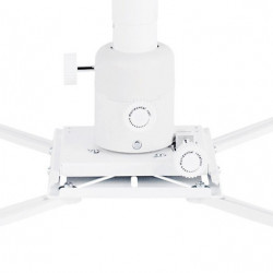 Suport videoproiector de tavan Multibrackets MB-1787, reglabil 90-160cm, reglaj fin, max.10kg, alb - Img 2