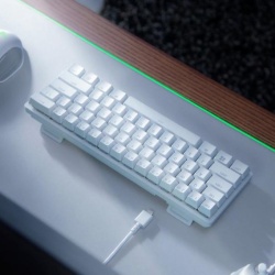 Tastatura gaming mecanica Razer Huntsman Mini, iluminare Chroma RGB, switch optic Purple, Alb Mercury - Img 6