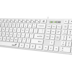 Tastatura Genius SlimStar 126 USB, alb