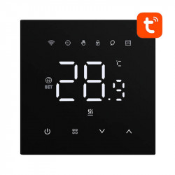 Termostat inteligent Avatto WT410-BH-3A-B Cazan pe gaz 3A WiFi