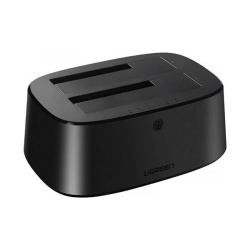Ugreen CM198 50857 statie de andocare cu USB 3.0 pentru unitati SATA 2.5" 3.5" HHD, sursa de alimentare UE - negru