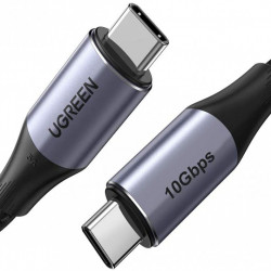 UGREEN US355 USB-C la USB-C 3.1 Gen.2, PD, 5A, 100W, 4K, 10Gbps, 1m (negru)