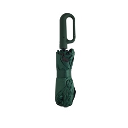 Umbrela pliabila automat Typec, intarita cu 30 de nervuri, 115 cm,maner cu catarama mare, rezistenta la vant si la apa, verde - Img 2