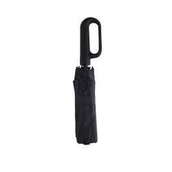 Umbrela pliabila automat Typec, intarita cu 30 de nervuri, 115 cm,maner cu catarama mare, rezistenta la vant si la apa, negru - Img 4
