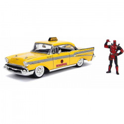 YELLOW TAXI CHEVY 1957 DEAD POOL SCARA 1 LA 24 - Img 2