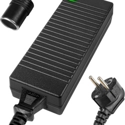 Adaptor Alimentare Auto 220V–240V la 12V 15A (180W), Convertor Tensiune AC-DC cu Mufă Tip Brichetă Auto, Redresor Stabilizat pentru Compresor Auto, Ladă Frigorifică, Aspirator Auto și Ventilator, Cablu UE Inclus - Img 2