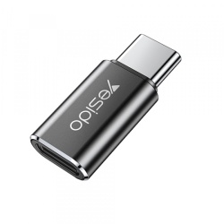 Adaptor Date si Incarcare Lightning - USB-C Yesido GS22, Gri
