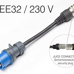 Adaptor de siguranta Juice Technology JUICE CONNECTOR, CEE32 / 230V, monofazat(albastru, pentru JUICE BOOSTER 2) - Img 2