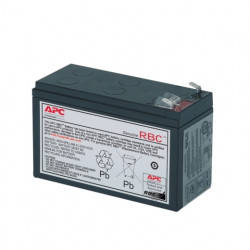 APC Replacement Battery Cartridge APCRBC106, Black